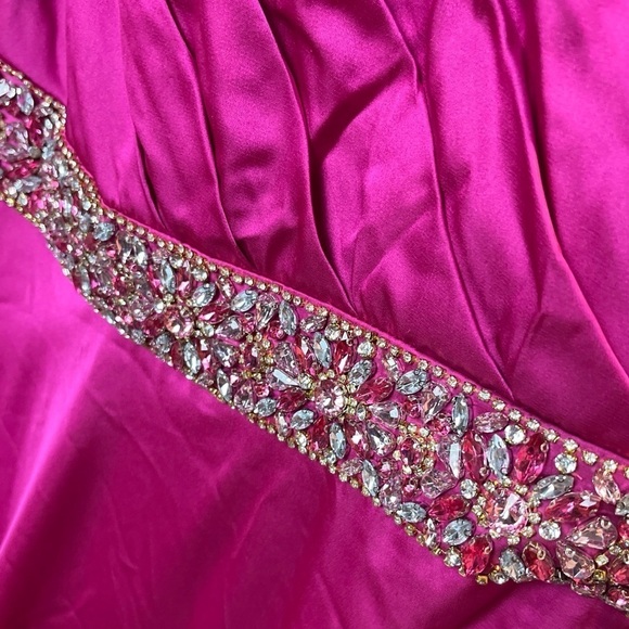 Mac Duggal 49576 High Slit One Shoulder Dress - Picture 8 of 13